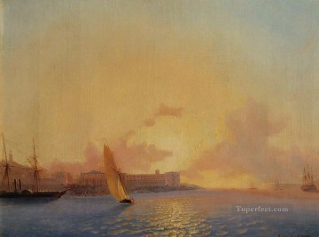 風景 Painting - イヴァン・アイヴァゾフスキー・セヴァストポリの海景
